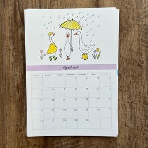 2026 Handmade Illustrated Calendar